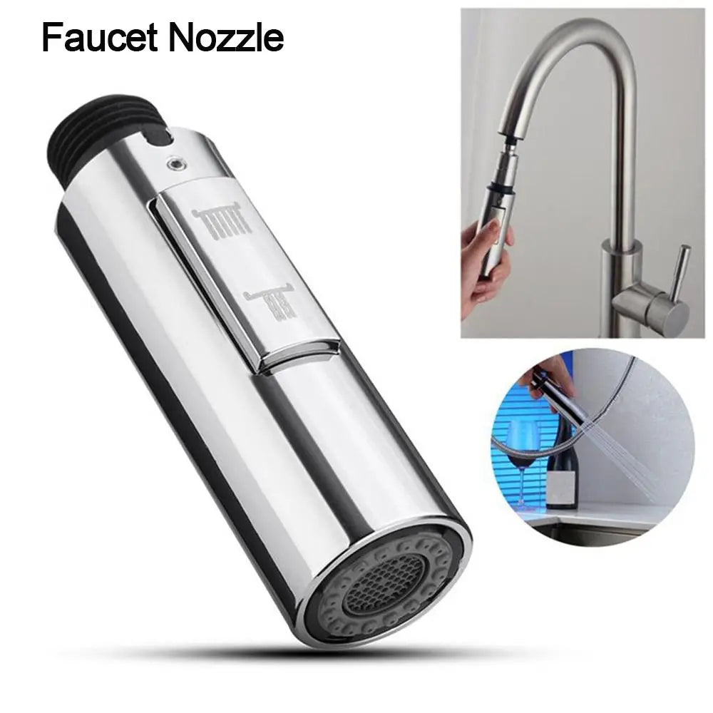 Universal G1/2 Pull Out Shower Nozzle Sprayer Bathroom Sink Spare Replacement Tap Kitchen Faucet Spray Head