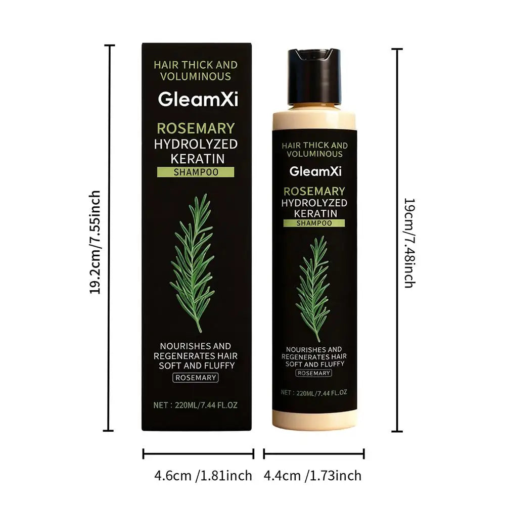 Rosemary Hair Growth Shampoo Organic Rosemary Oil for Hair Growth, Natural Anti Loss Thickening Shampoo for Thinning Hair