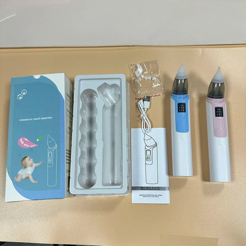 2025 New Pattern Baby Electric Nasal Aspirator Charging Version Newborn Baby Nasal Aspirator Suck Out Prevent Nasal Congestion