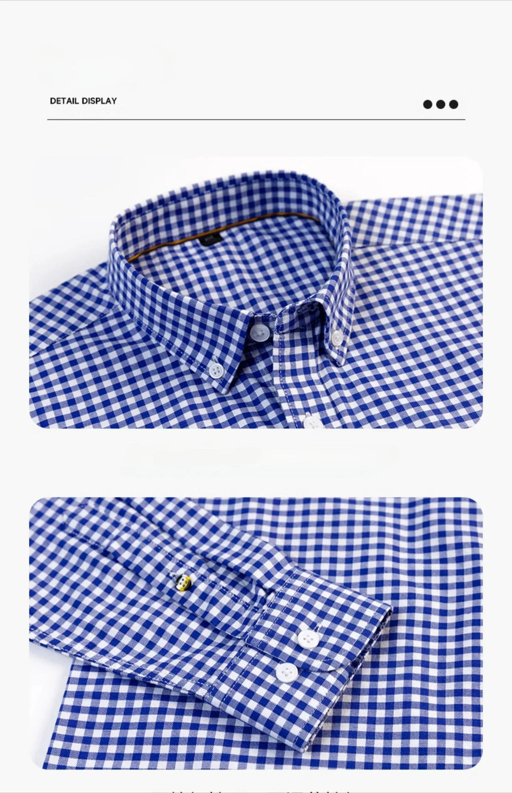 New In Shirt 100%Cotton Fashion Long Sleeve Shirts for Man Slim Fit Formal Plian Shirt Soft Casual Office Designer Plaid Clothes