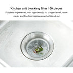 Disposable Sink Filter Mesh Bags Anti-blocking Garbage Bag Nets Disposable Floor Drain Mesh Bag Kitchen Accessories VIE LENTE