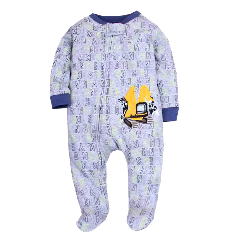 New Style Baby Boys Romper Soft Cotton 0-12M Dinosaur Design Lovely Boy Clothes Spring Autumn Long Sleeve Overalls Jumpsuit