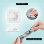 Shower Hair Catcher, Kitchen Sink Drain Protector, Silicone Drain Cover with Suction Cup, Strainers for Bathroom, Bathtub, Basin