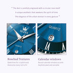 OLEVS 5608 Luxury Brand Women's Wristwatch Waterproof Stainless Steel Strap Luminous Date Quartz Watch for Ladies