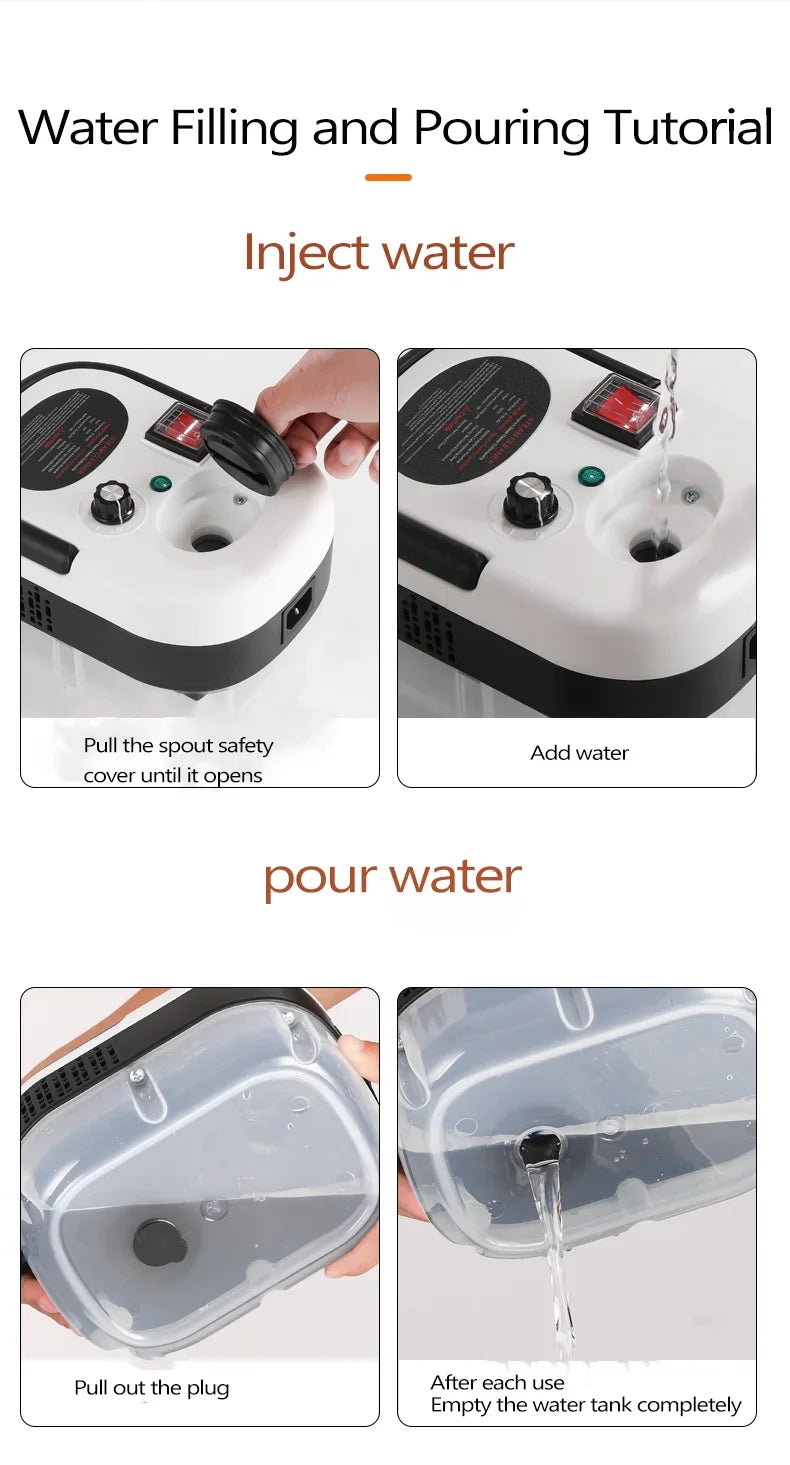 High-Pressure And High-Temperature Steam Cleaning Machine Small Household air Conditioner Cleaning Multifunctional Cleaning