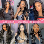 30 40 Inch 13x4 13x6 Hd Body Wave Lace Front Wigs Pre Plucked Loose Wave Lace Frontal Wig Water Wave Human Hair Wigs For Women