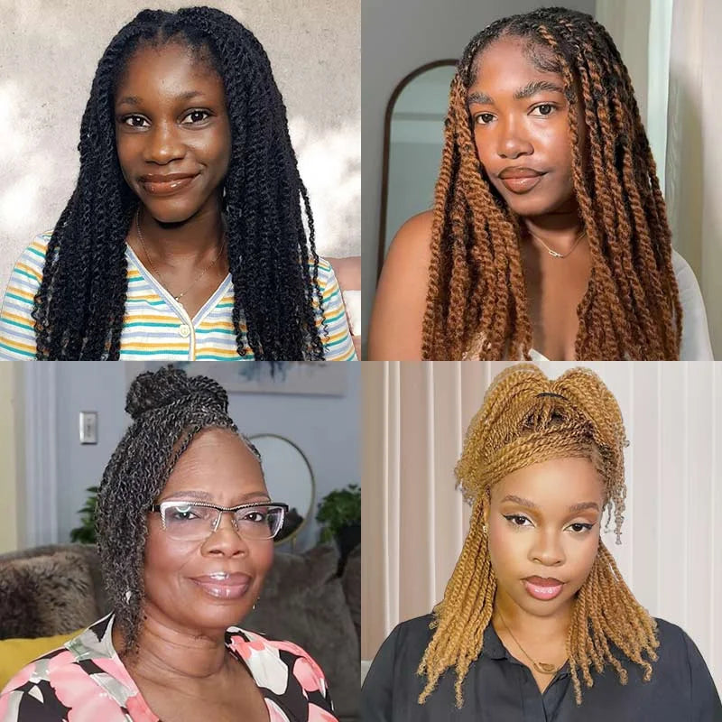 Brazilian QVR Afro Kinky Bulk Human Hair For Braiding Dreadlock Hair 50g/pc Virgin Natural Brown Remy Human Hair Debut Extension