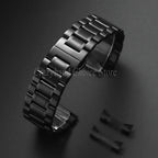 Stainless Steel Band 12mm 14mm 16mm 18mm 20mm 21mm22mm24mm for Seiko for Tissot Watch Strap Metal Replace Men Business WristBelt