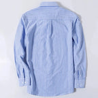 100% Cotton Oxford Shirt For Men's Long Sleeve Solid Casual Business Regular-Fit Formal Dress Shirts Social Blouse Male Clothes