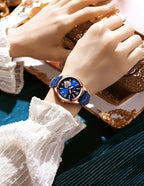 POEDAGAR Luxury Casual Watches For Women Waterproof Calendar Leather Ladies Watch High Quality Fashion Woman's Quartz Wristwatch