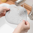 1/4pcs Shower Drain Plug Hair Catcher Stopper Kitchen Sink Strainer Sewer Silicone Bathroom Floor Bathtub Water Filter Home Tool