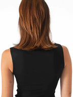 Women's Flower Print Crop Tank Top Fitted Boat Neck Sleeveless Summer Top for Party Club 2025 New Fashion