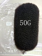 10-16Inch Natural 4C Afro Kinky Curly Bulk Human Hair Extensions No Weft Brazilian Remy Bulk for Locs Braiding Hair