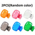 2/4Pcs Travel Toothbrush Toothbrush Protector Cap Brush Pod Case Portable Plastic Clip for Home Travel, Camping, School, Busines