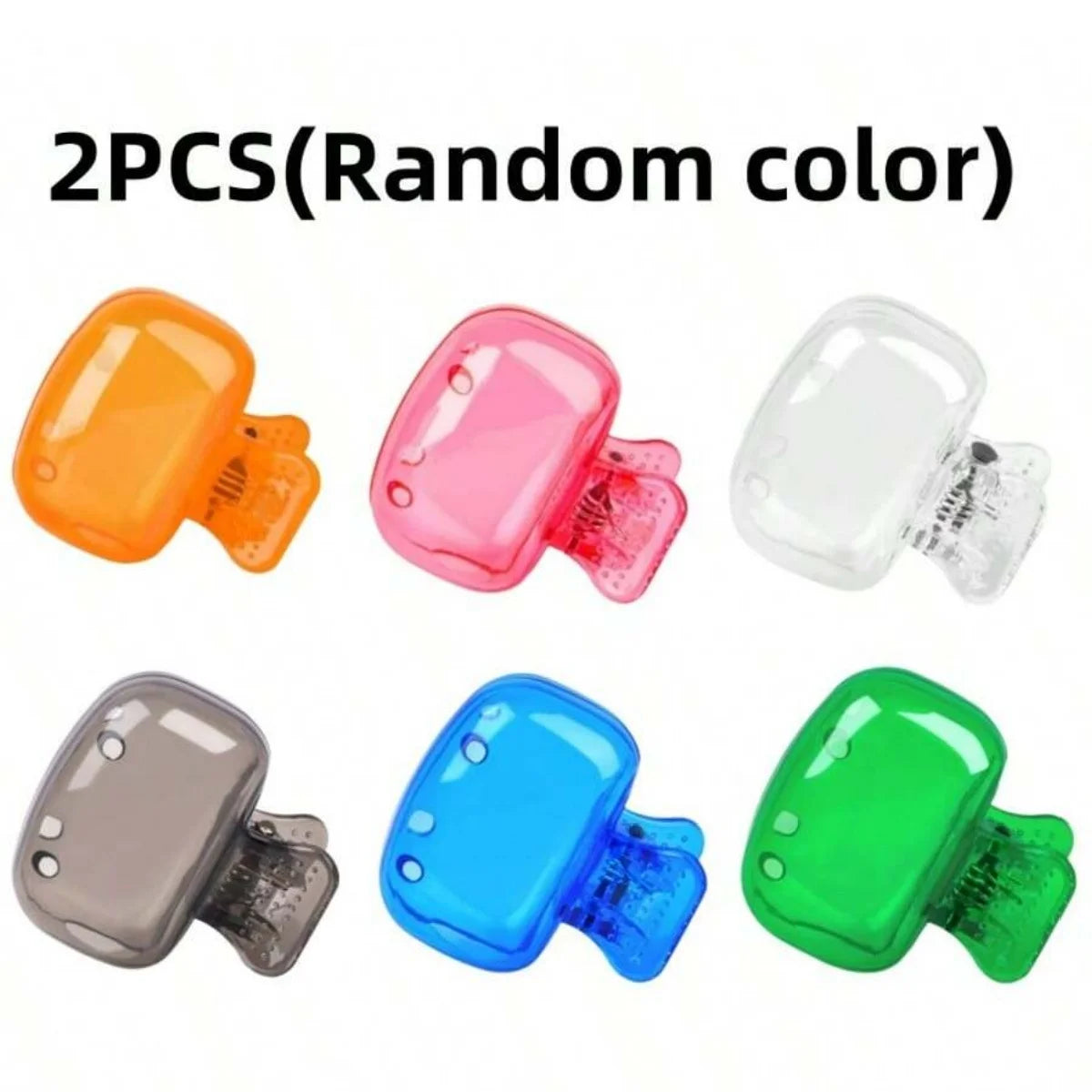 2/4Pcs Travel Toothbrush Toothbrush Protector Cap Brush Pod Case Portable Plastic Clip for Home Travel, Camping, School, Busines