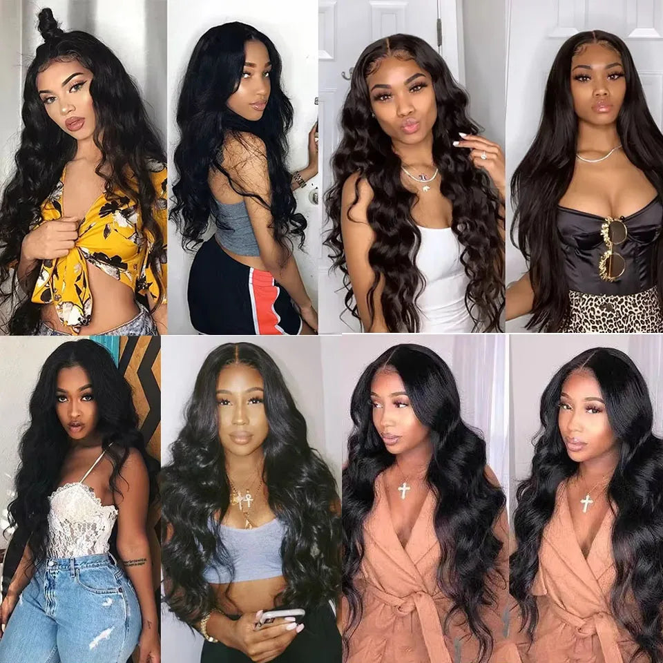 30 40 Long Body Wave Bundles Human Hair 8-40 Inch Brazilian Raw Unprocessed Raw Virgin Human Hair Wavy 2/3/4 Bundles