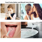 Halitosis Tongue Coating Tongue Cleaner Scraper Stainless Steel Remover Tongue Coated Brush Scraping Tongue Oral Hygiene Tools