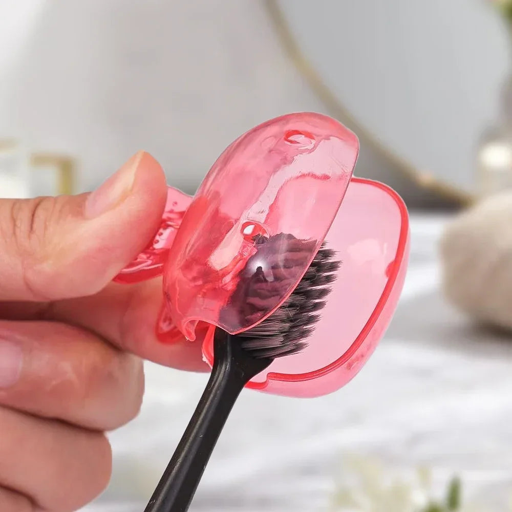 10/1PCS Toothbrush Dustproof Clips Plastic Toothbrush Head Protective Cover Portable Travel Camping Bathroom Brush Caps Case