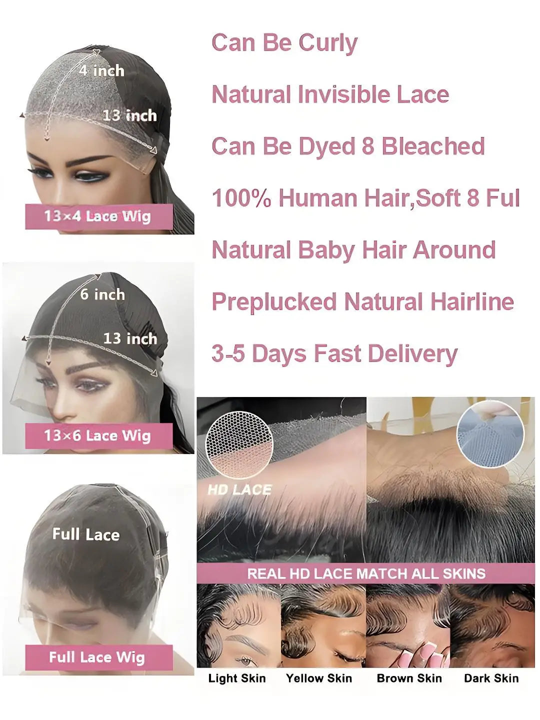 250 Density Deep Wave Loose Wig 40 Inch Hd Transparent Brazilian Curly 13x4 13x6 Pre Plucked Lace Front Wig Human Hair For Women