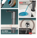 Kitchen Counrtertop Dishes Dispenser with Extention Tube Hand Press Soap Liquid Pump Plastic Soap Dispenser for Sink Accessories