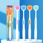 1/5PCS Tongue Scraper Soft Silicone Cleaning Tongue Toothbrush Oral Cleaner Brush Mouth Fresh Breath Scraping Hygiene Care Tools