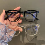 1/2Pcs Computer Glasses Frame Women Men Anti Blue Light Square Rectangle Eyewear Blocking Glasses Optical Spectacle Eyeglass