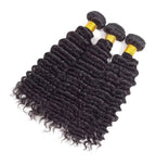 Burmese Curly Bundles with Frontal 100% Human Hair Weave Deep Wave Bundles and Closure Curly Bundles and Frontal For Extension