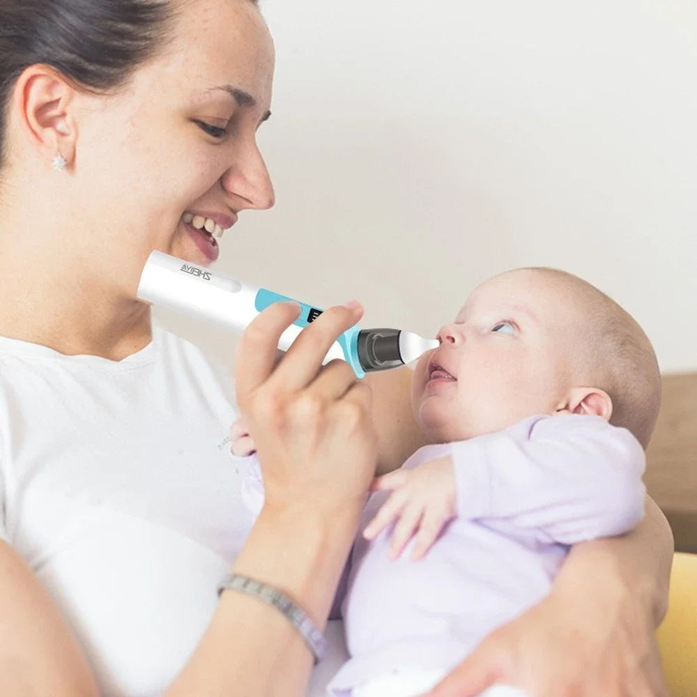 New Rechargeable Baby Nose Cleaner Silicone Adjustable Suction Child Nasal Aspirator Health Safety Convenient Low Noise
