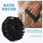 1PC Polygonal Silicone Bath Brush, Deep Exfoliating Massage Body Scrubber Soft Silicone Bathing Tool for Shower