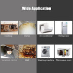 Electric Steam Cleaner 2500W High Pressure Portable Cleaning Machine with Glass Brushes, Car Seats Steam Home Use Kitchen Floors