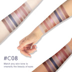 CATKIN Eyeshadow Palette, Matte Shimmer 9 Colors, Highly Pigmented, Creamy Texture, For Halloween Cosplay & Gothic Party Makeup