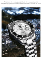 OLEVS Luxury Sport Man Watch Military Waterproof Luminous Date Week Men Watch Stainless Steel Quartz Men's Watches Male Clock