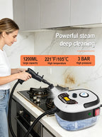 Pressure Steam Cleaner Portable Handheld Cleaner Air Conditioner Kitchen Car Hood Steam Cleaning Machine Household High