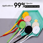 1pair Classic Basics AF1 Flat Shoelaces Sneakers Shoelace Canvas Shoes Basketball Shoe Laces Black White Color Shoes Accessories