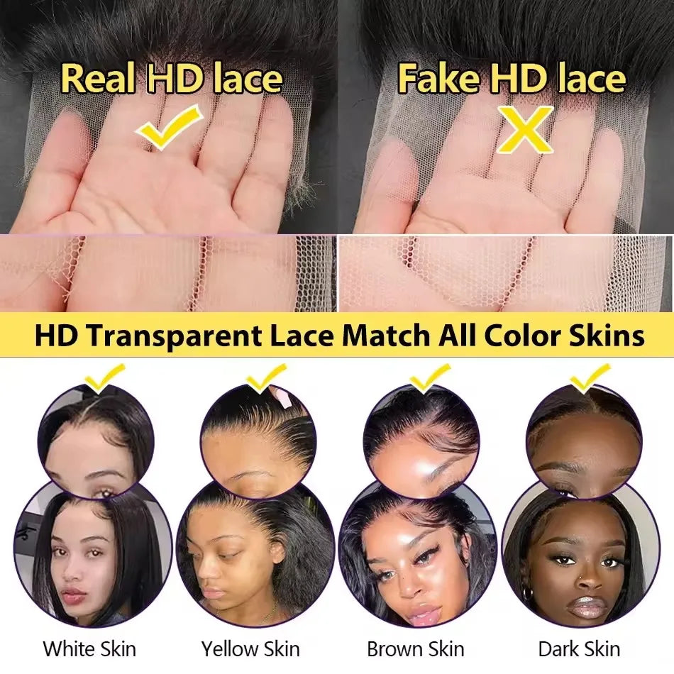200% Density 13x6 13x4 Deep Wave Hd Lace Frontal Wigs Human Hair 30 40 Inch Wet And Wavy Loose Water Wave Lace Front Wig 360 Curly Lace Frontal Human Hair Lace Wigs For Women Human Hair 100% Human Hair