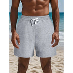 American Retro Men's 100% Pure Cotton Sports and Casual Shorts for All Seasons, New Men's and Women's Casual Street Wear