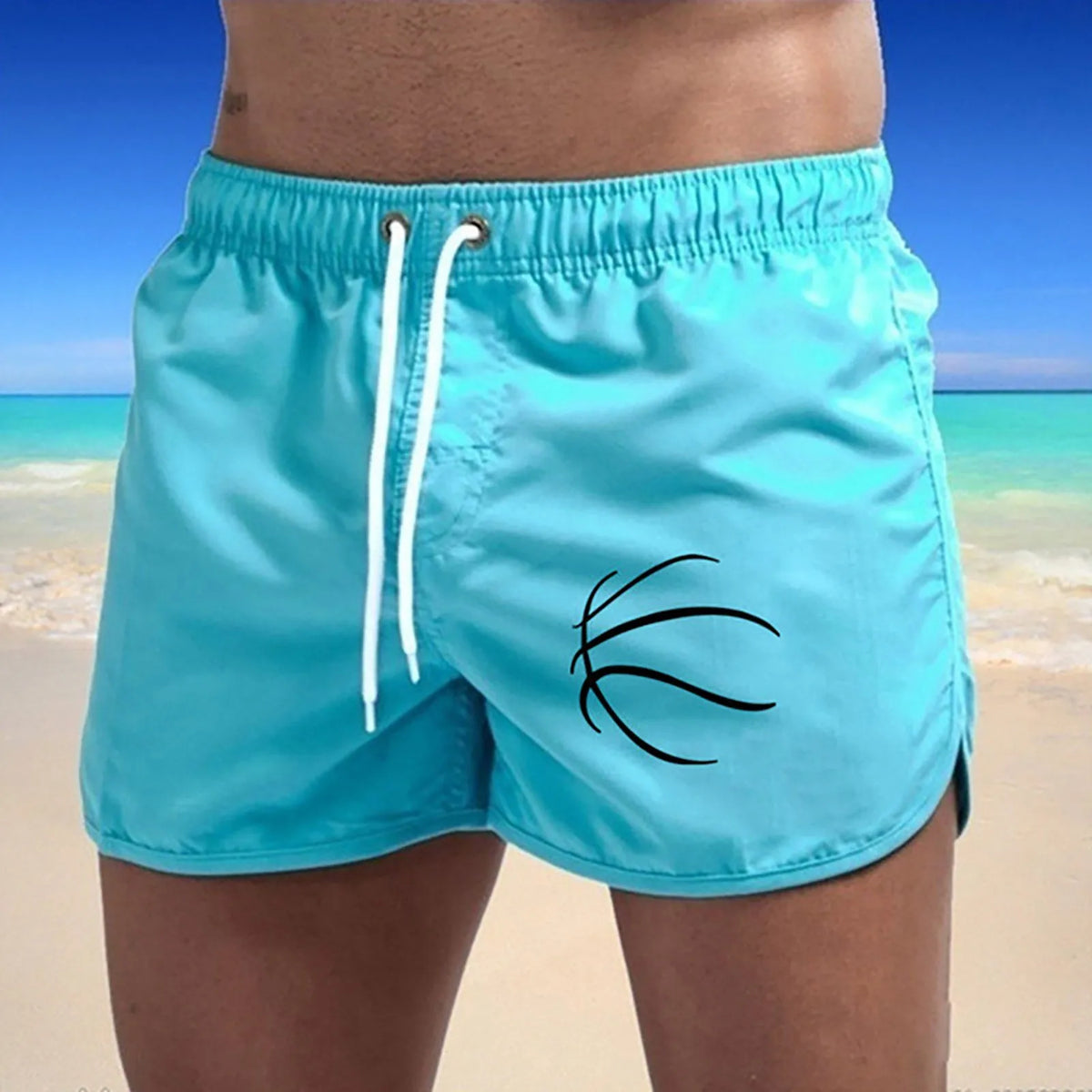 Men's Spring And Summer Splicing Swimming Trousers And Sexy Swimwear Men Swimming Shorts Breathable Fit Beach Shorts Swimwear