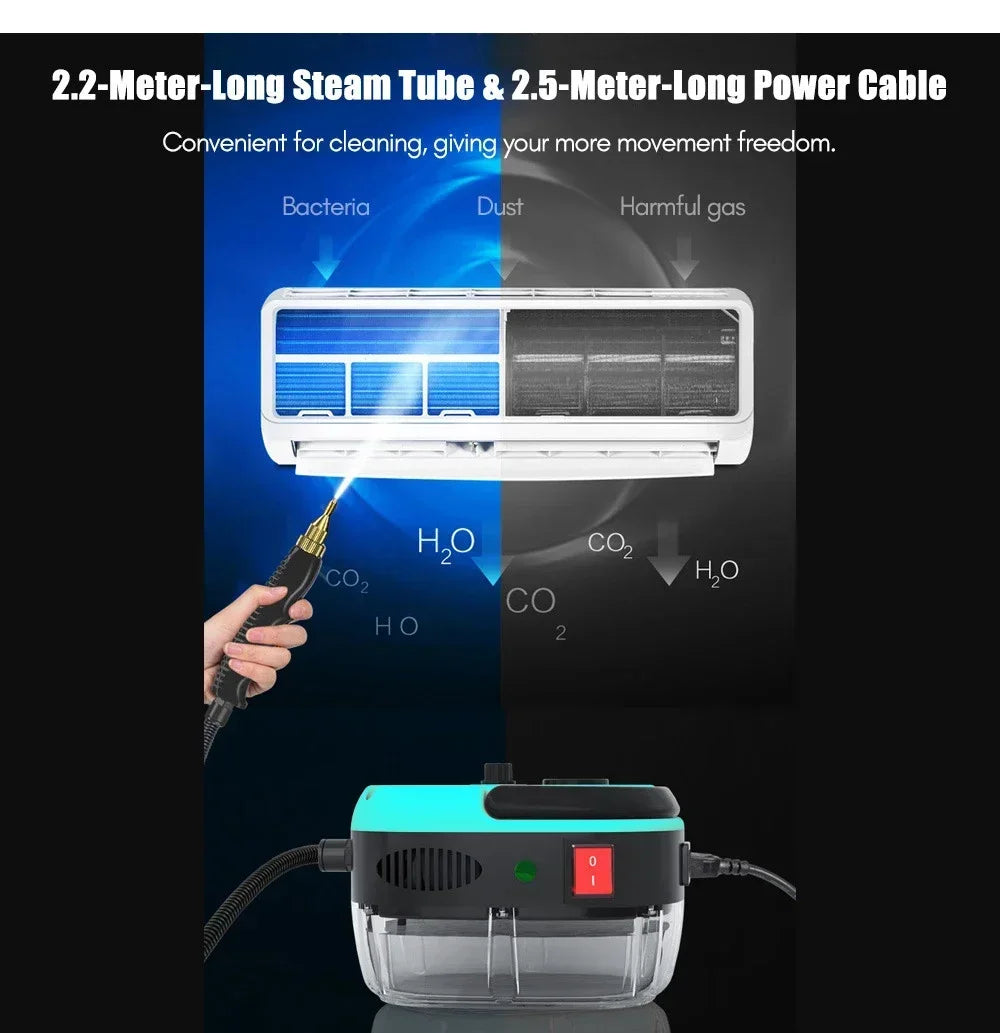 Car Cleaning Tools Car Jet Washer Gun Hand-held Car Steam Cleaner for Home Air Conditioning Kitchen Hood Auto Engine Compartment