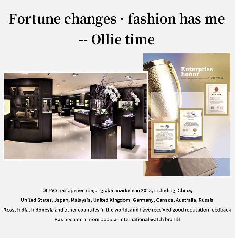 OLEVS 2906 Couple Watch Pair Luxury Diamond Shaped Steel Strap Calendar Week Quartz Wristwatch Men Women Luxury Lovers Watches