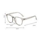 Glasses Ultralight Retro Transparent Frame Plain Men Women Anti Blue Light  Glasses  Party Decorate Eyeglasses Fake Glasses