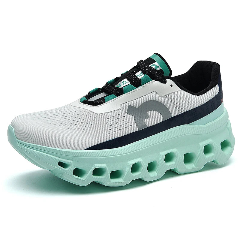 2025Male Cushioning Sneakers NonSlip Casual Sports Shoes Lightweight Men's Walking Running Shoes Hhollow Design Large Size 39-45