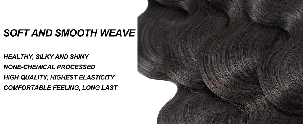 Loose Deep Wave Human Hair Bundles Unprocessed Brazilian Virgin Remy Curly Hair Extension Natural Black Color for Women