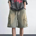 Summer casual workwear shorts men's loose sports pants Men's Denim Shorts Summer Design Casual Hip Hop Everything ropa hombre