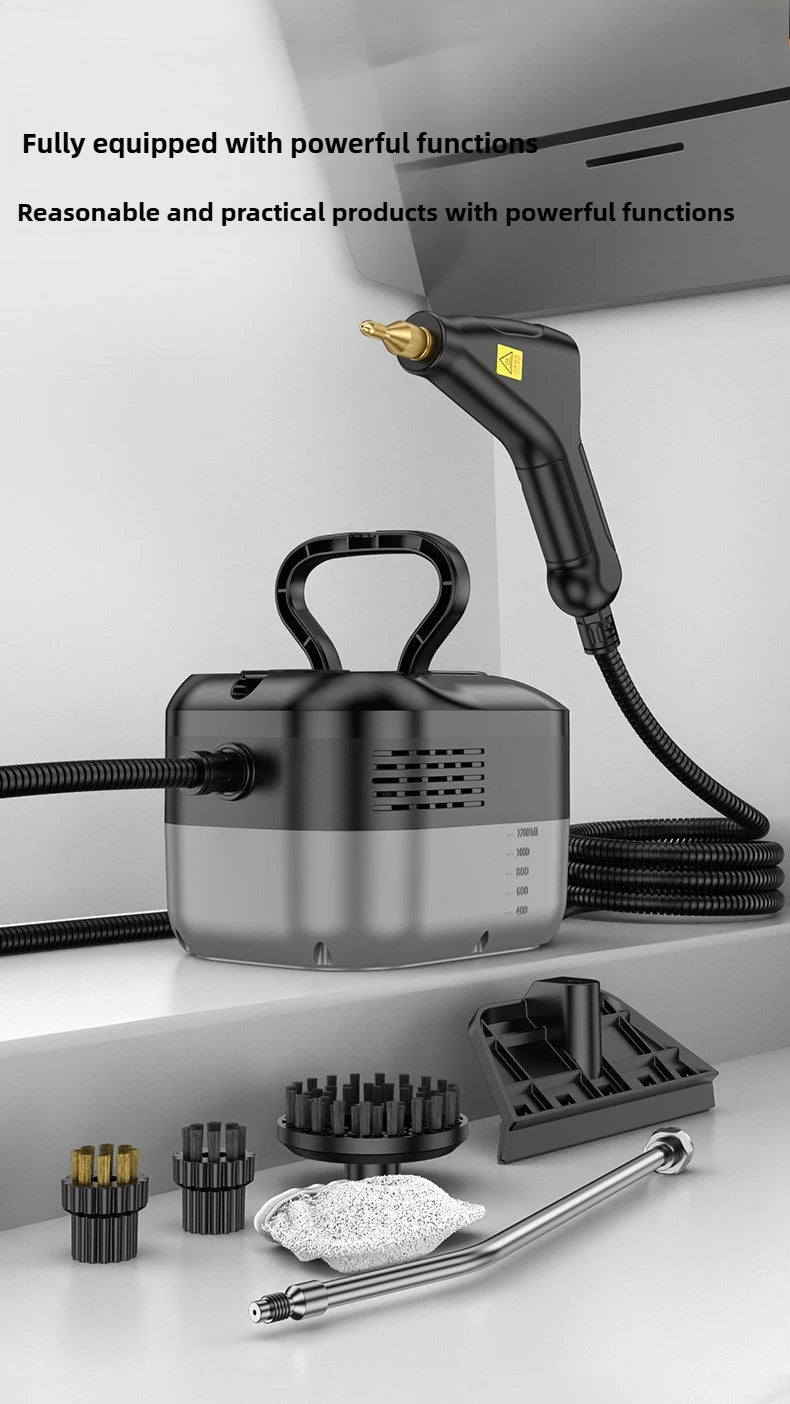 2500W Household high pressure steam cleaner Portable Handheld cleaner Air conditioner Kitchen Car Hood Steam Cleaning machine