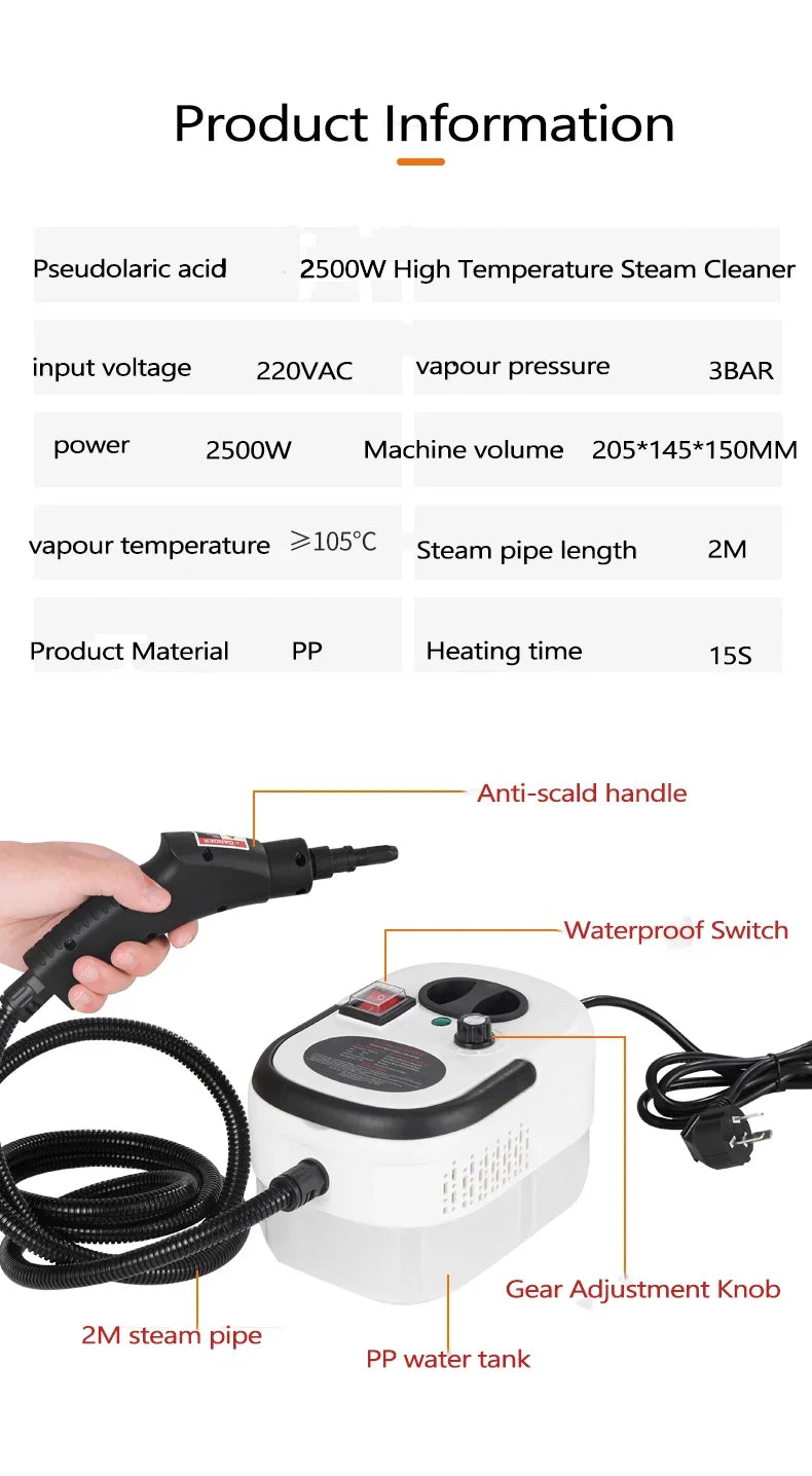 High-Pressure And High-Temperature Steam Cleaning Machine Small Household air Conditioner Cleaning Multifunctional Cleaning