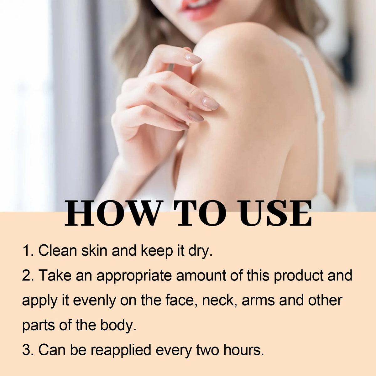 Sunscreen Lotion UV Protective Oil-Control Refreshing Skin Moisturizing Sun Isolate Makeup Hyaluronic Acid Concealer Sun Cream