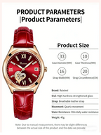 RUIXINE Fashion Woman Watches Waterproof Luminous Date Leather Quartz Wristwatch Elegant Dress Ladies Watch For Woman's Gift
