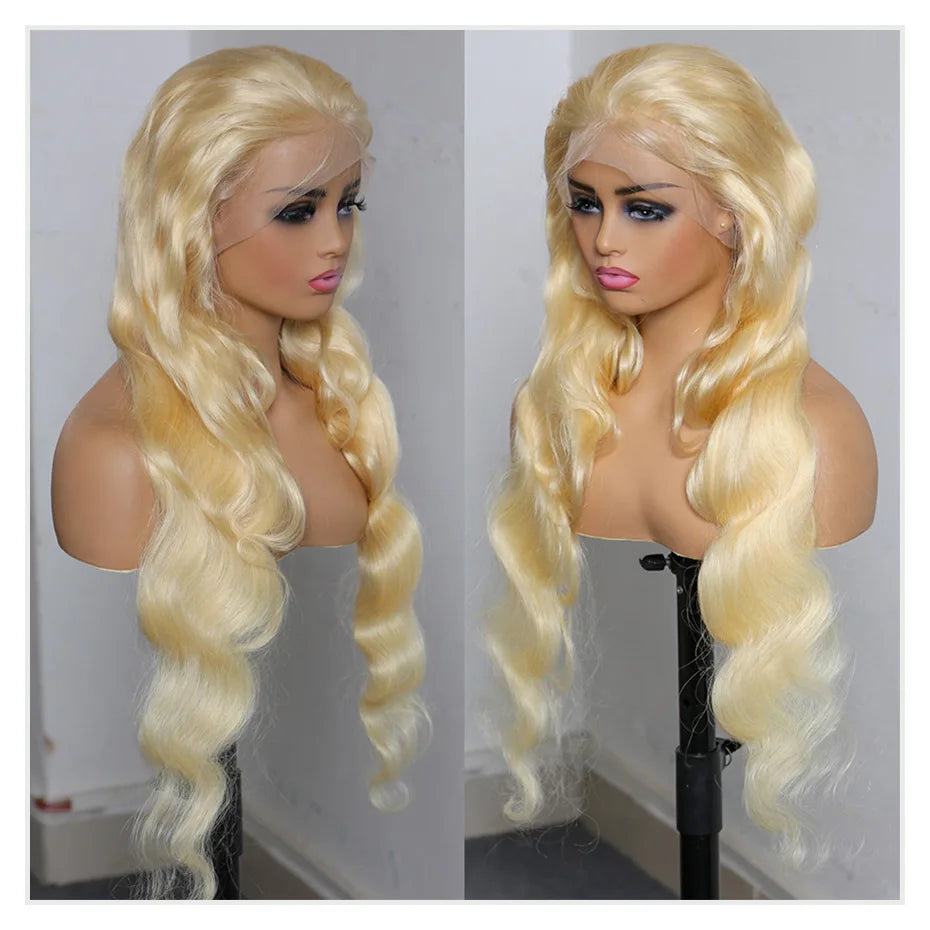 30 40 Inch 613 Human Hair Wig 13x6 Hd Lace Frontal Wigs For Women Body Wave 360 Wigs Human Hair Honey Blonde 13x4 Lace Front Wig