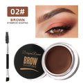 6 Color Wild Eyebrow Styling Cream Eyebrow Shaping Gel Soap Wax Clear Eyebrow Cream Tint Brow Lift With Brush
