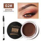 6 Color Wild Eyebrow Styling Cream Eyebrow Shaping Gel Soap Wax Clear Eyebrow Cream Tint Brow Lift With Brush